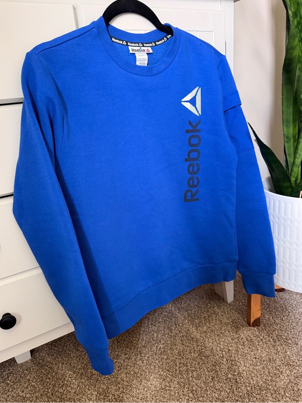 Reebok Royal Blue Crewneck Sweatshirt
